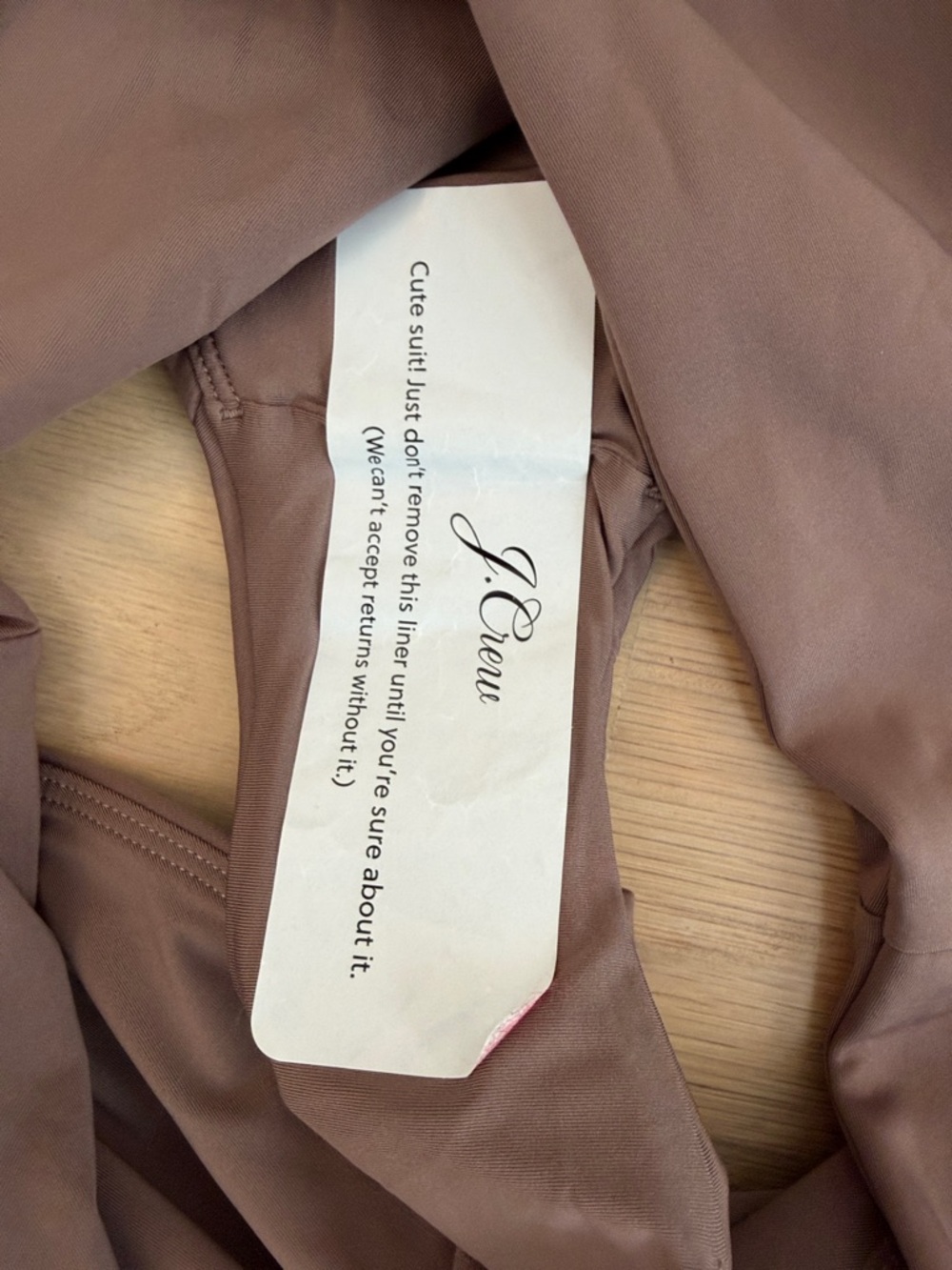 J.Crew Hallie High Rise Bikini Bottom in Smoky Willow Wood, L, NWT - Picture 5 of 5